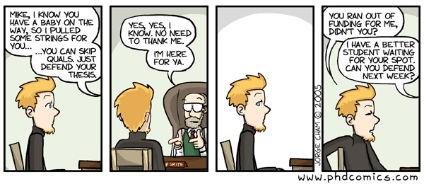 "Piled Higher and Deeper" by Jorge Cham www.phdcomics.com